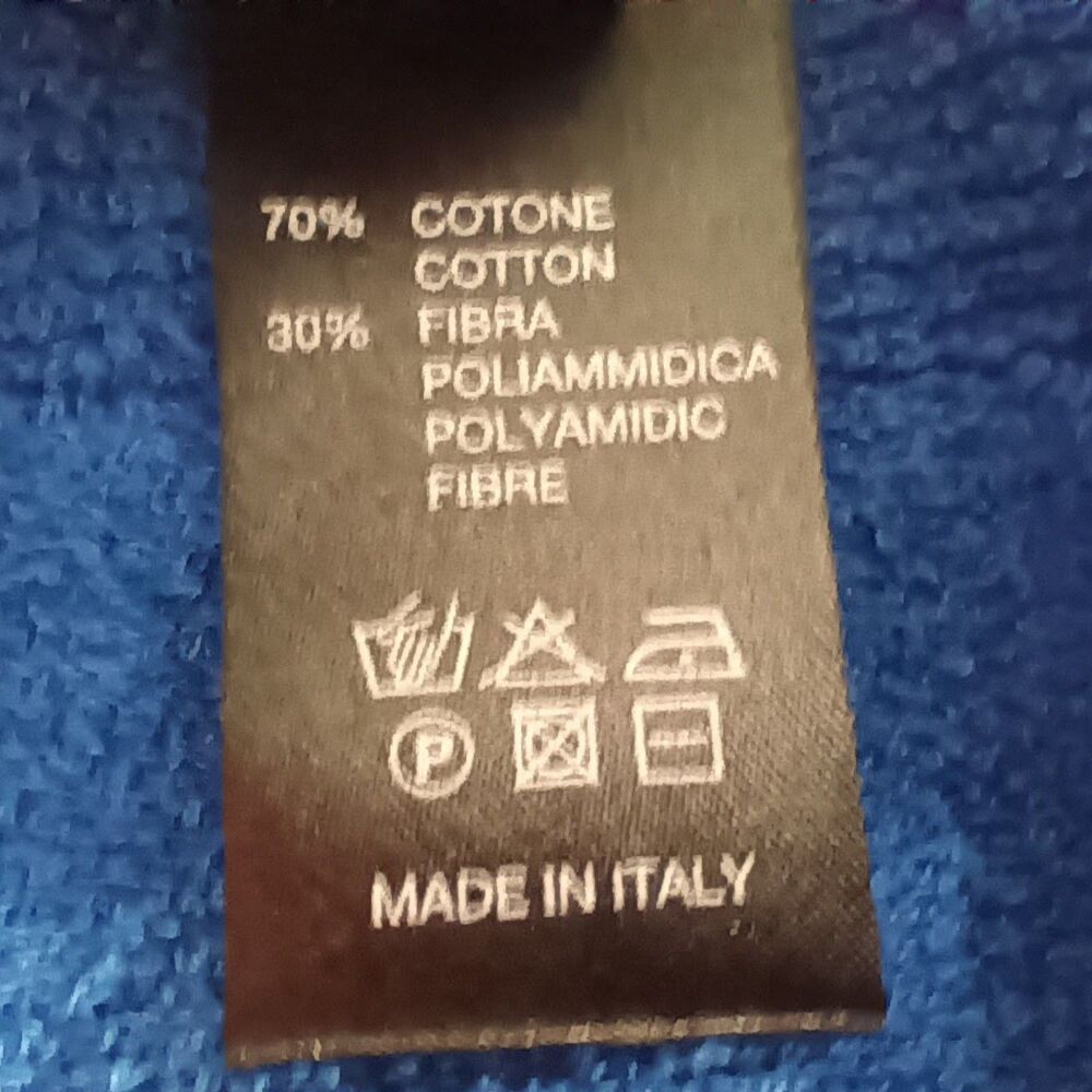 Roberto Collina Sweater Mens 54 US XXL Long Sleeve Crew Neck Blue Cotton Italy - Picture 7 of 7